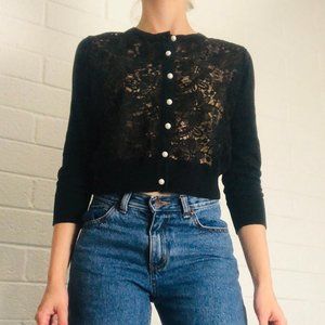 Karl Lagerfield Pearl Cardigan